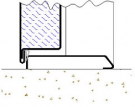 Standard 15mm. Versatile and wheelchair-friendly, construction may be of galvanised or stainless steel.